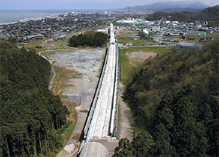 北陸新幹線 田海高架橋