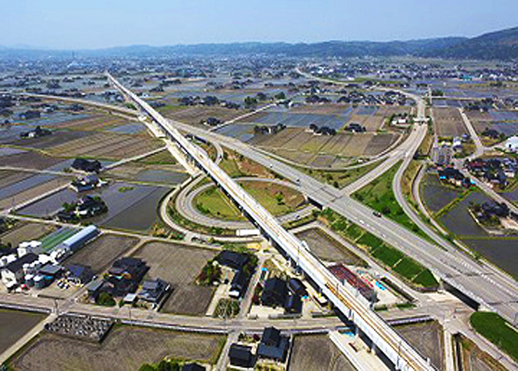 北陸新幹線 開馞（ｶｲﾎﾂ）高架橋